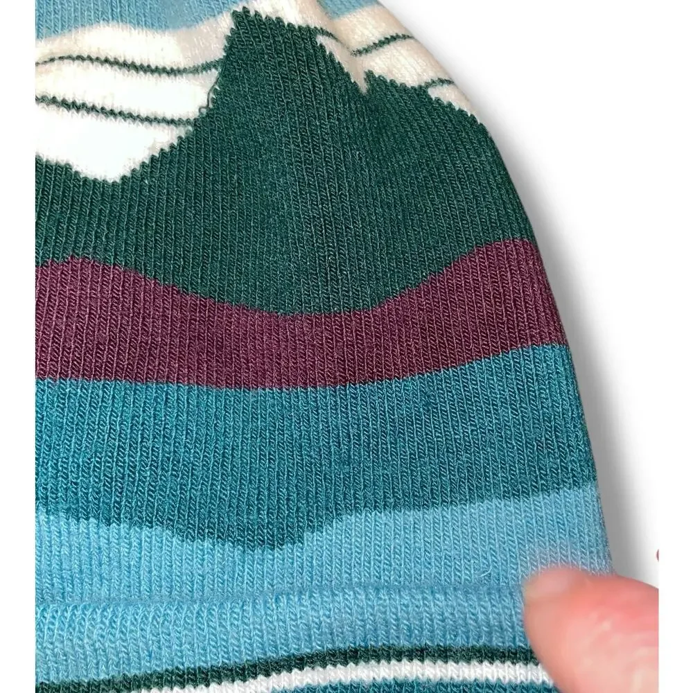 LL Bean Katahdin Beanie Hat Cuffed Adult Skullie Skyline Mountain Ski Snow Retro - Picture 7 of 13